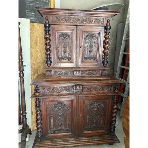 Buffet 4 Doors Style Louis XIV