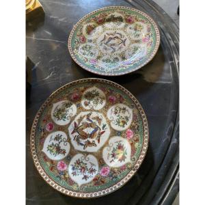 Pair Chinese Plates