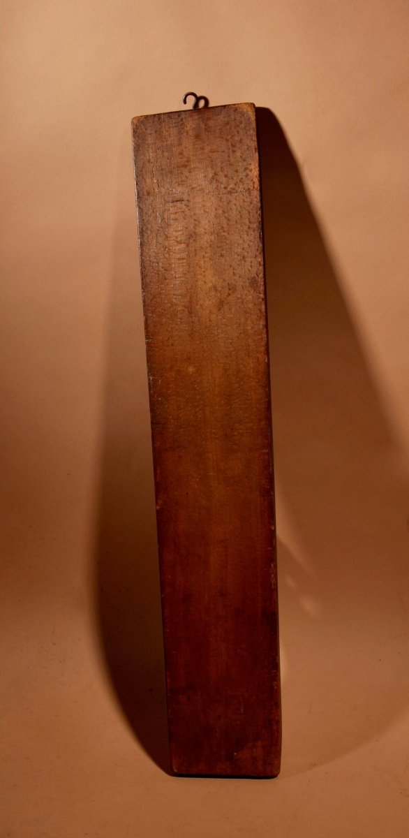 Une Planche  à Calander Norvégienne Très élégante Datée De 1833.-photo-3