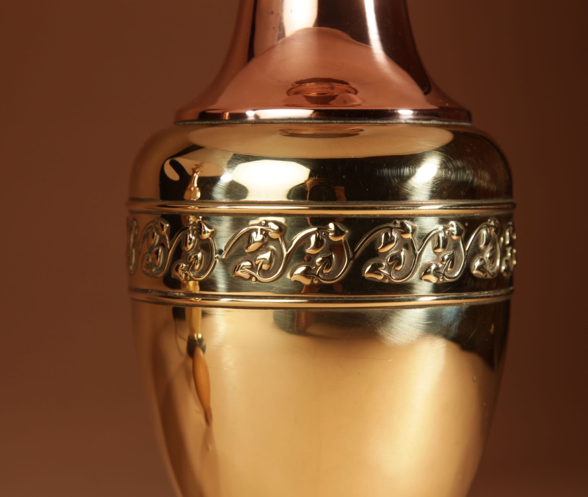 Paire de lampes de table anglaises de style édouardien, en cuivre et laiton, très décoratives.-photo-3