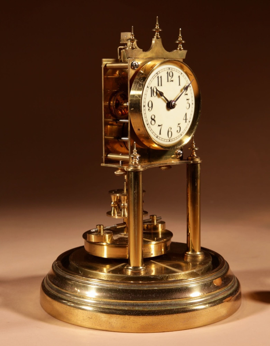 Pendule à torsion signée BHA, datant de l'année 1900. -photo-6