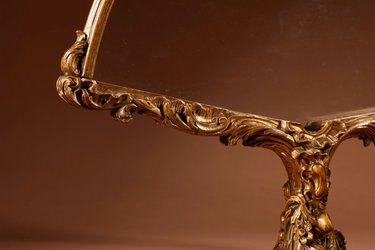 French Rococo Style Fan Display Stand.-photo-4