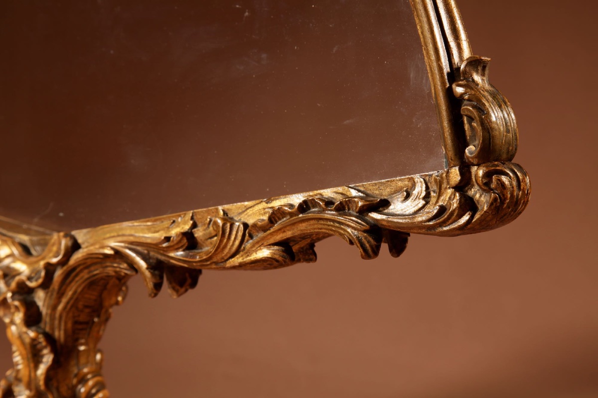 French Rococo Style Fan Display Stand.-photo-2