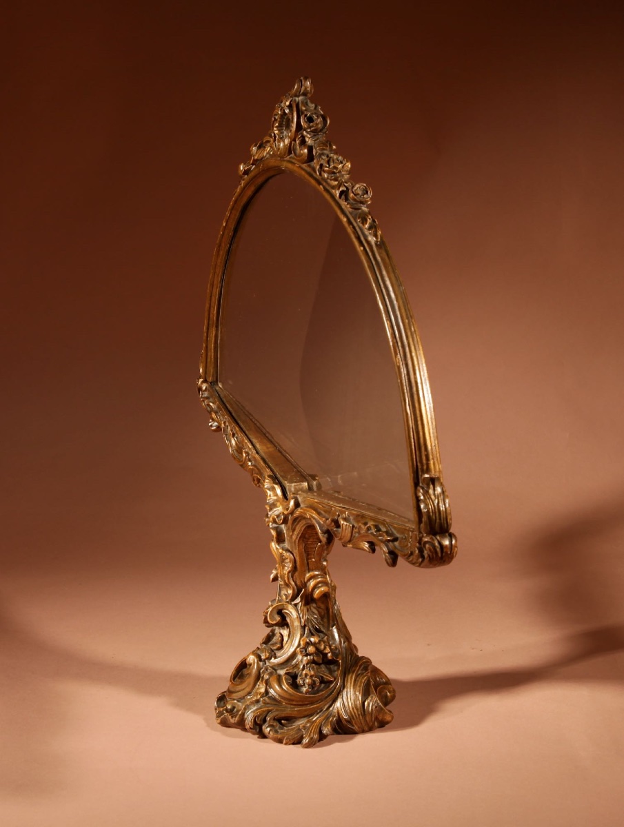 French Rococo Style Fan Display Stand.-photo-4