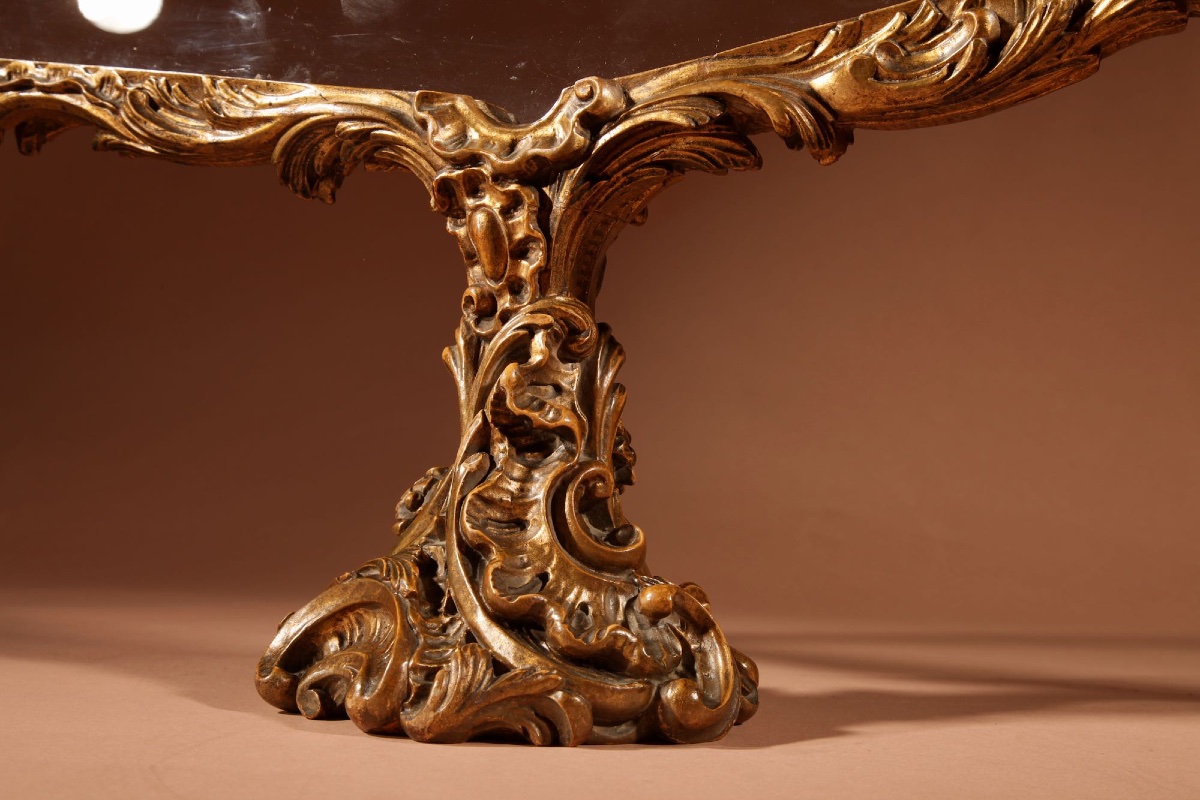 French Rococo Style Fan Display Stand.-photo-7