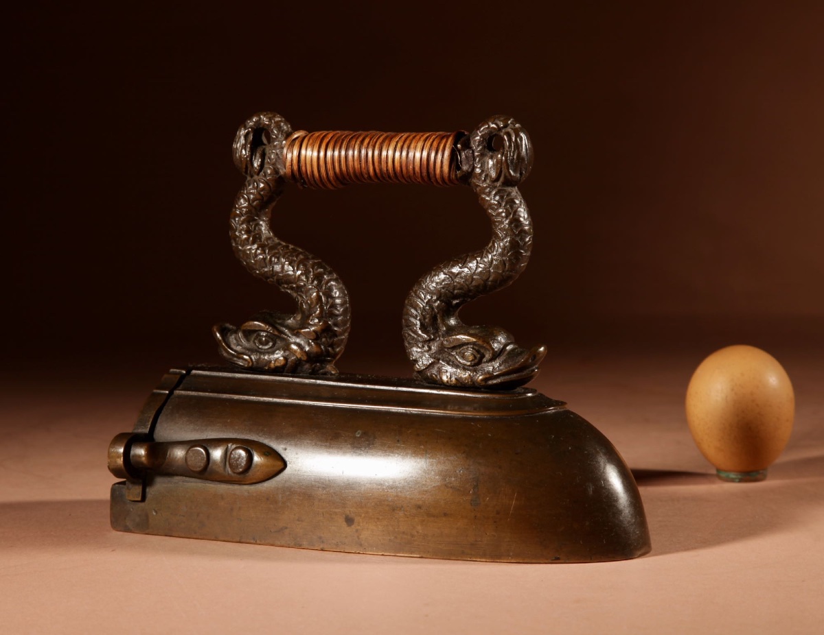 A Rare Bronze Iron French Circa 1800-1850.-photo-2