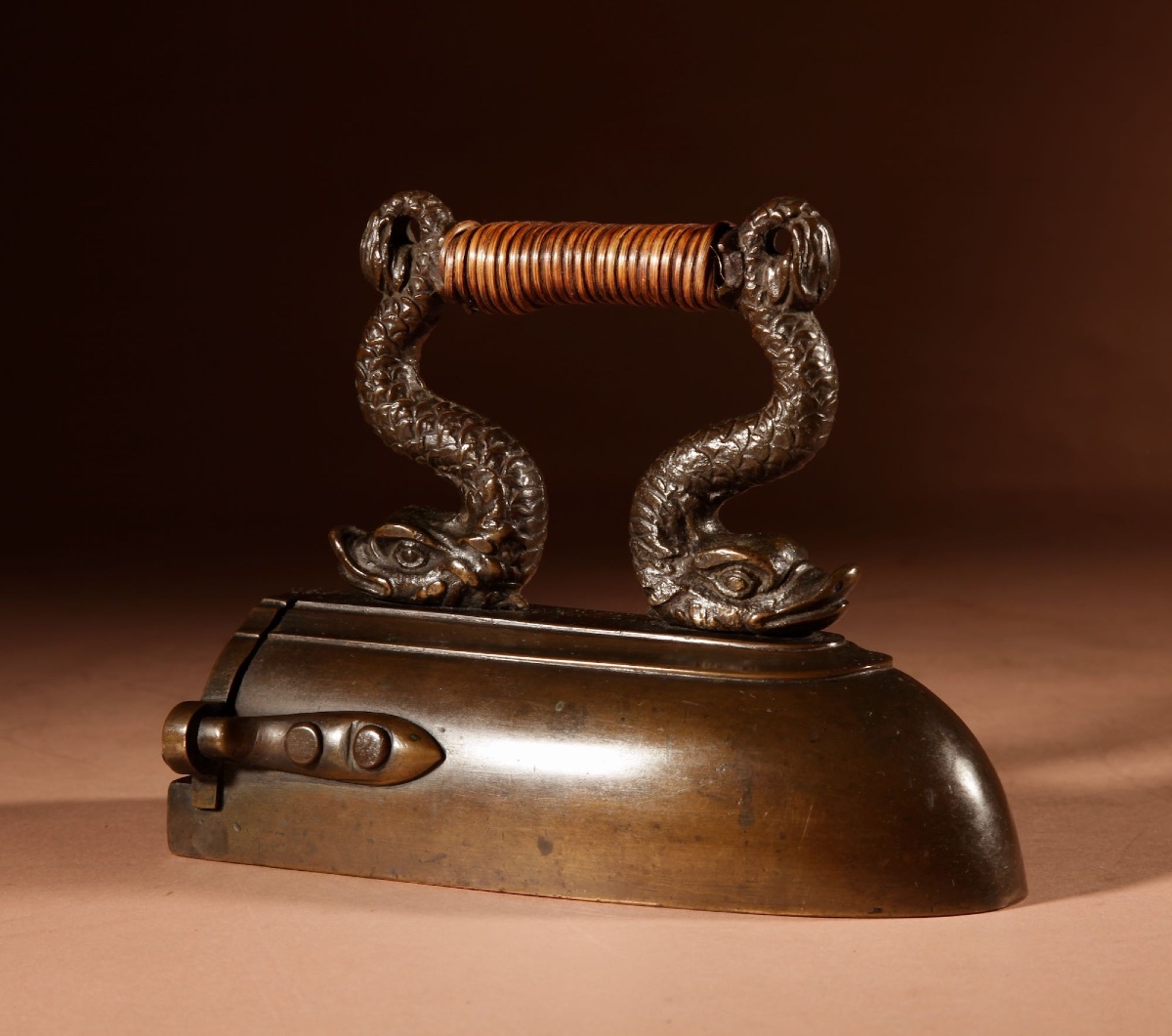 A Rare Bronze Iron French Circa 1800-1850.-photo-3