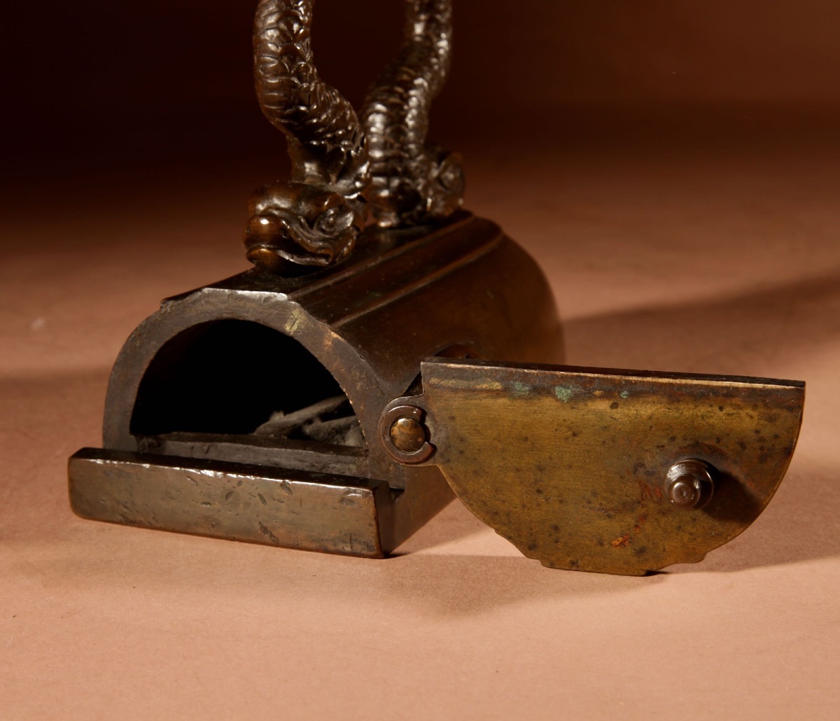 A Rare Bronze Iron French Circa 1800-1850.-photo-1