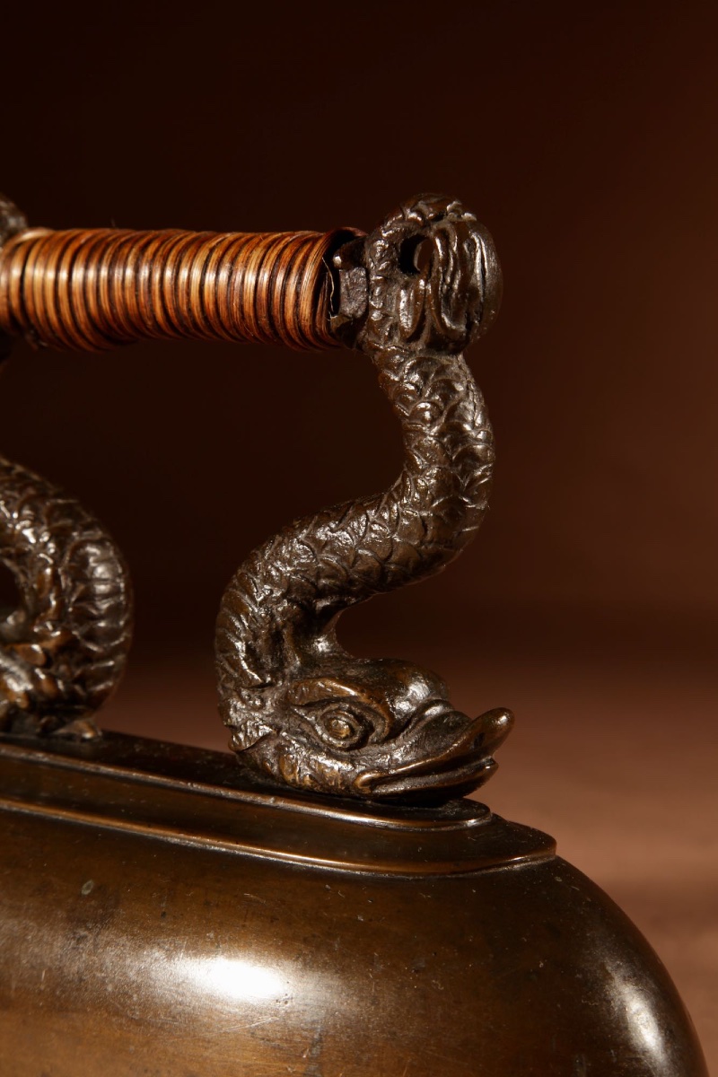A Rare Bronze Iron French Circa 1800-1850.-photo-2