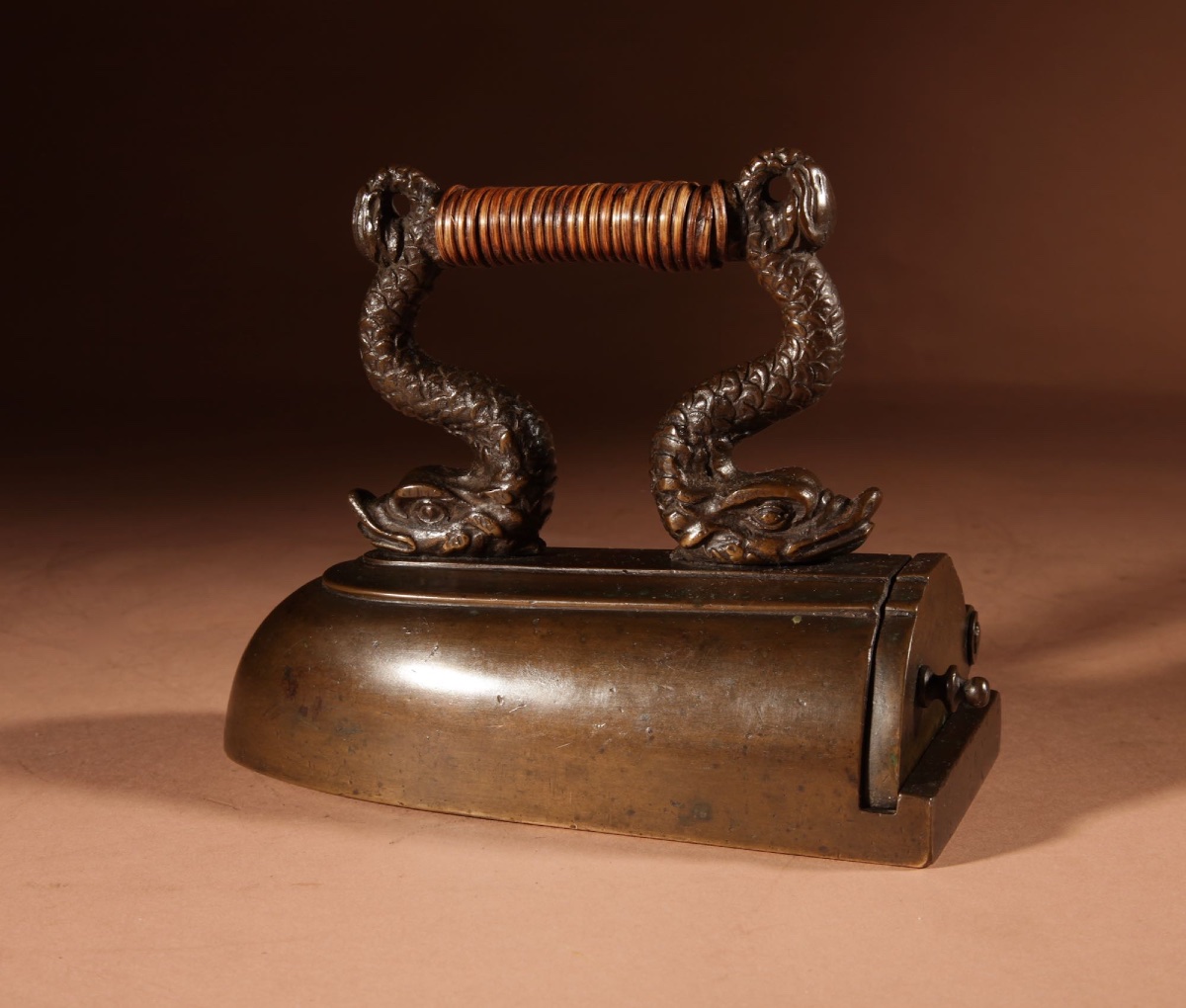 A Rare Bronze Iron French Circa 1800-1850.-photo-5