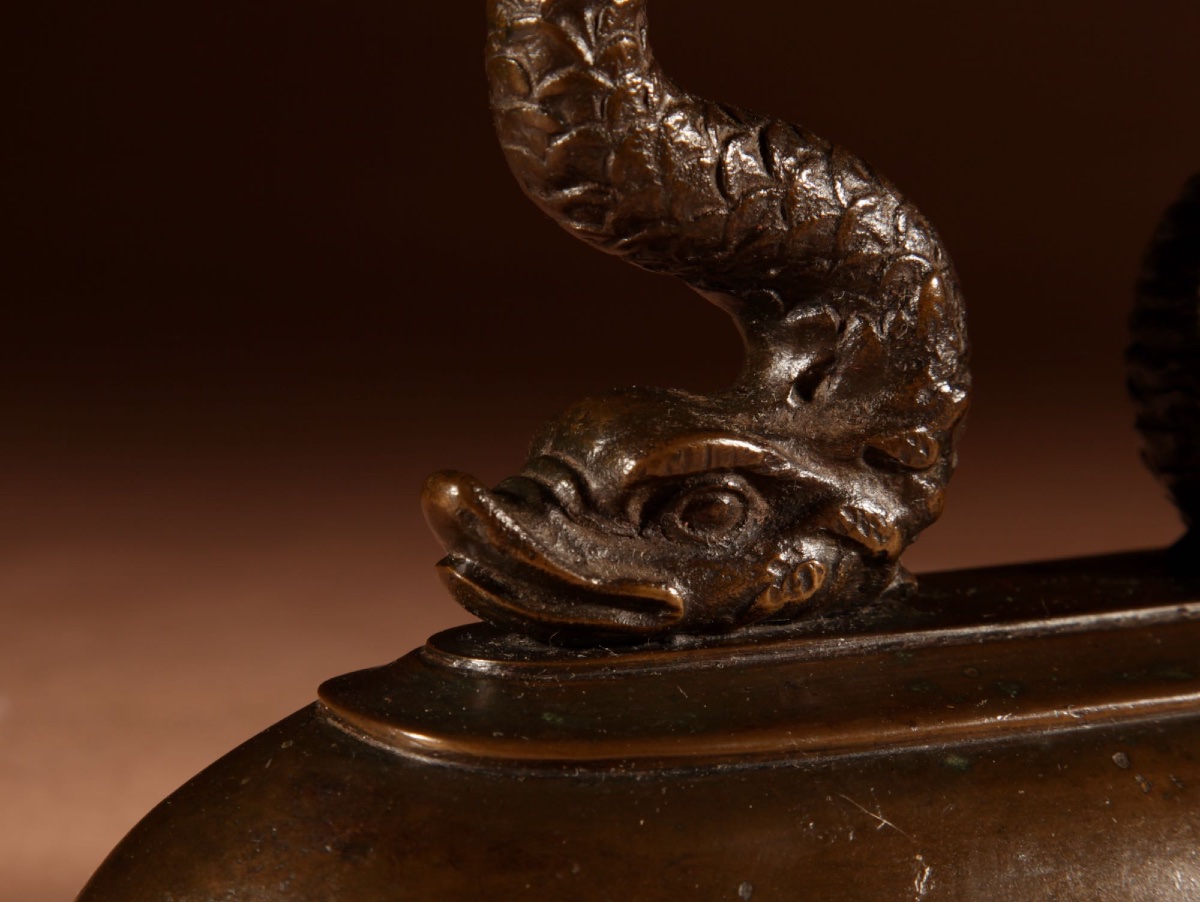 A Rare Bronze Iron French Circa 1800-1850.-photo-6