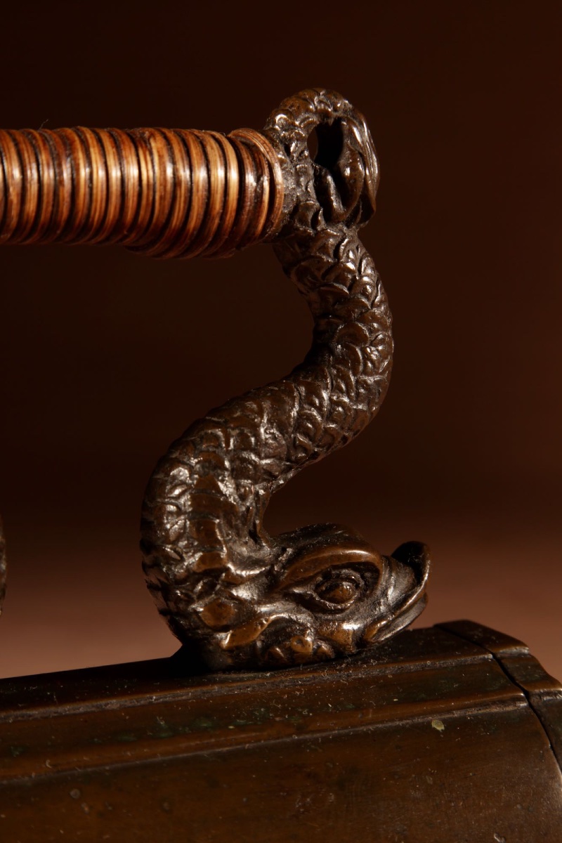 A Rare Bronze Iron French Circa 1800-1850.-photo-7