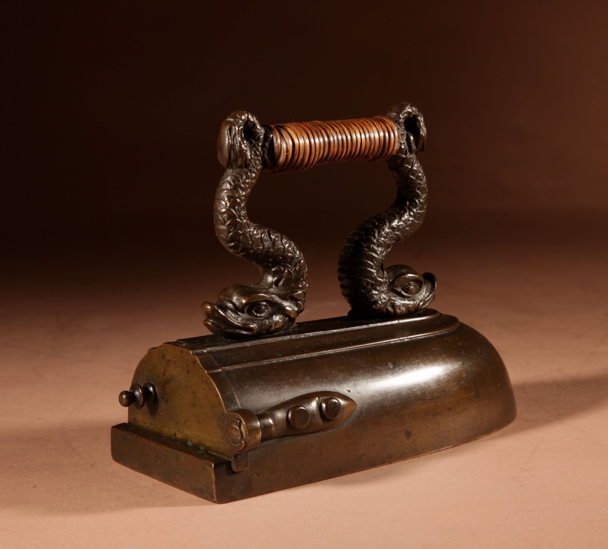 A Rare Bronze Iron French Circa 1800-1850.