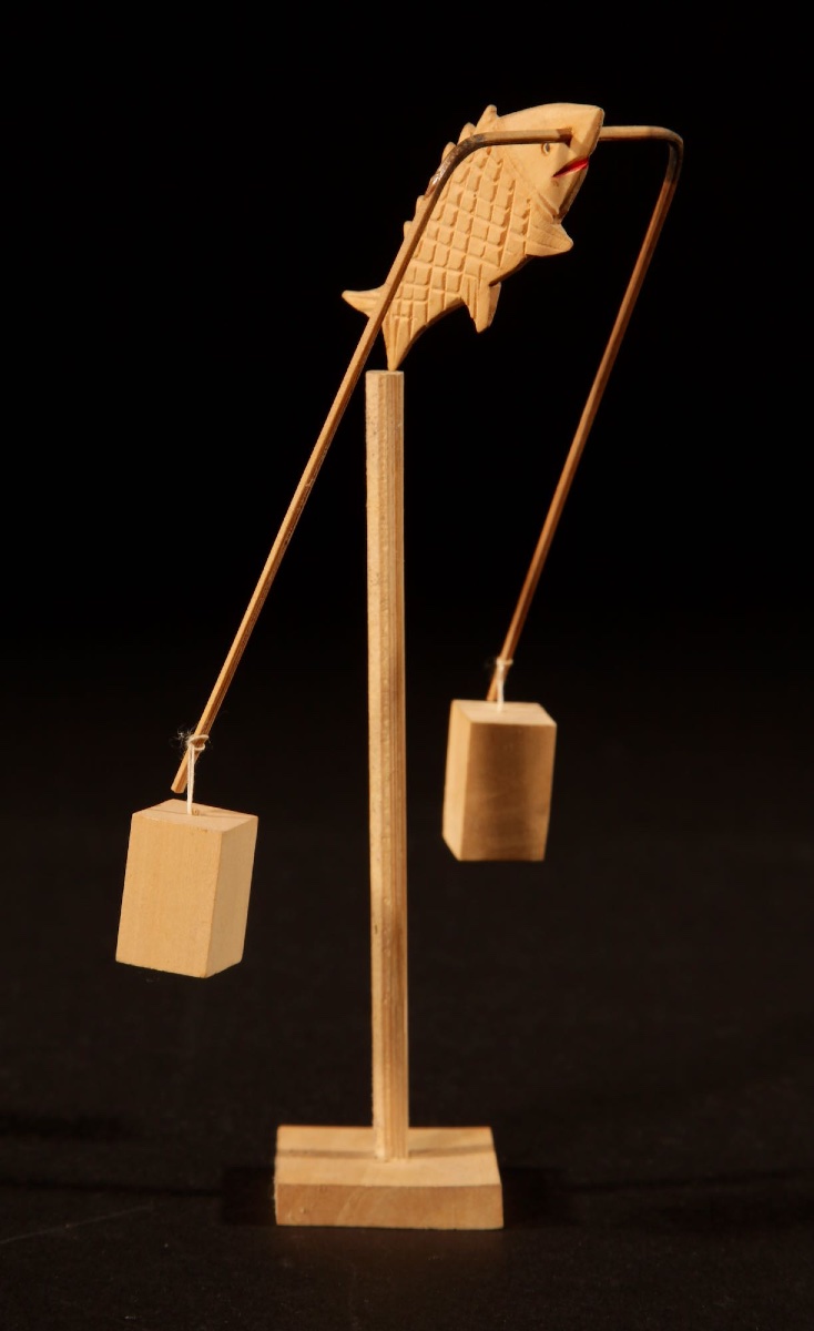 Intéressante collection de 9 sculptures sur bois chinoises illustrant la vie quotidienne en Chi-photo-3