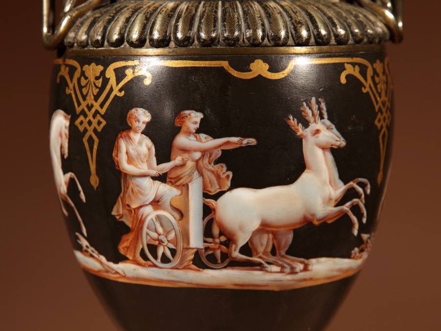 Lampe de table d'époque « Grand Tour » (XIXe siècle)-photo-3