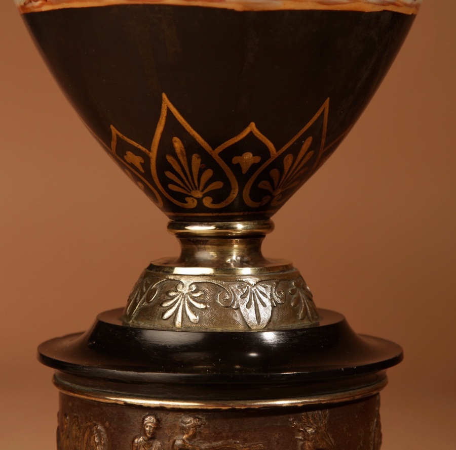 Lampe de table d'époque « Grand Tour » (XIXe siècle)-photo-6