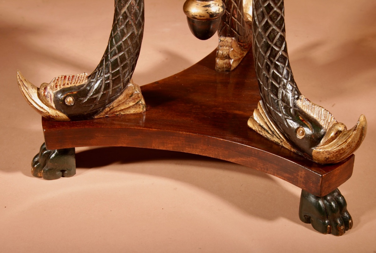 A Rare And Elegant French Plant Stand Or Bottle Holder From The Empire Period (circa 1810–1820).-photo-3