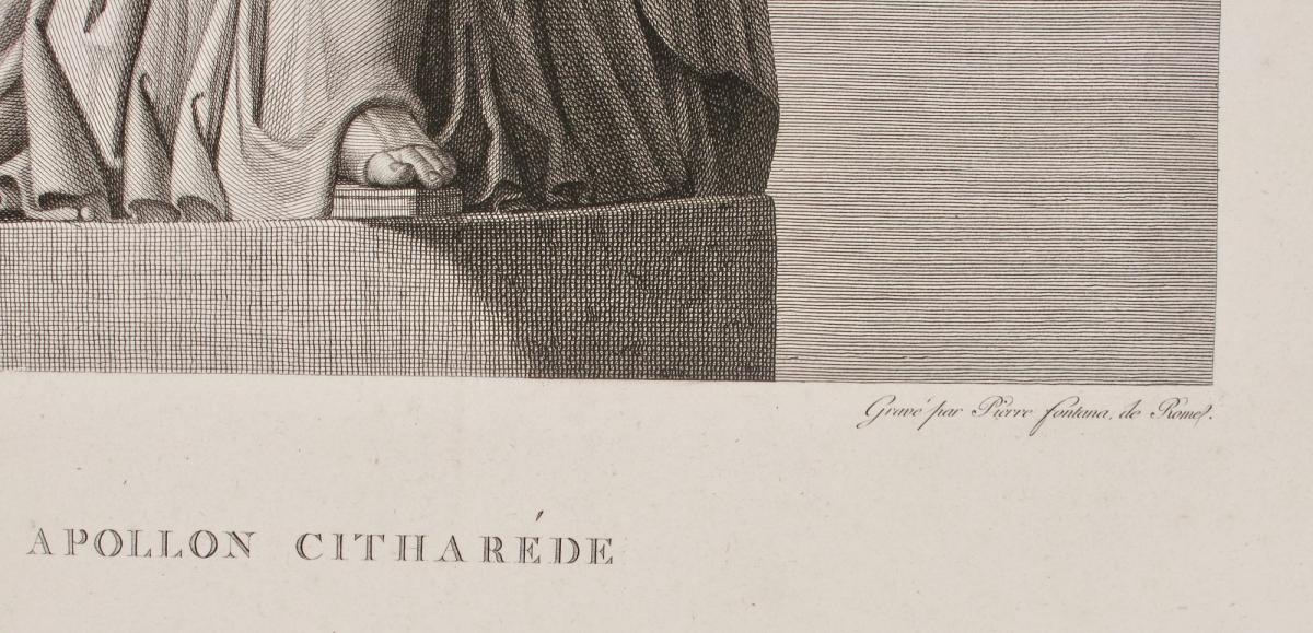 "le Grand Tour" Une Paire De Gravures De Sujets Classiques Très Décoratives,-photo-1