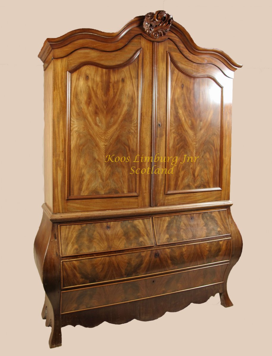 Acajou Pays Bas Armoire C. 1850 