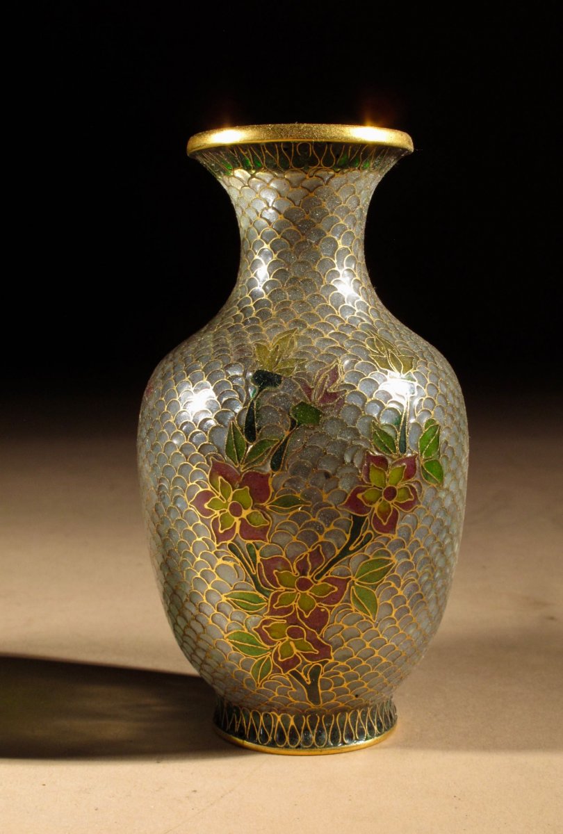 Un Rare Ensemble De Démonstration En Chinois Comment Fabriquer Des Vases En Plique-a-jour Vers-photo-2