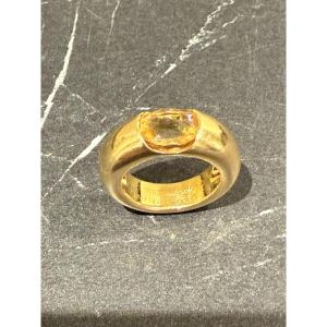 Cartier 18-karat Citrine Band Ring