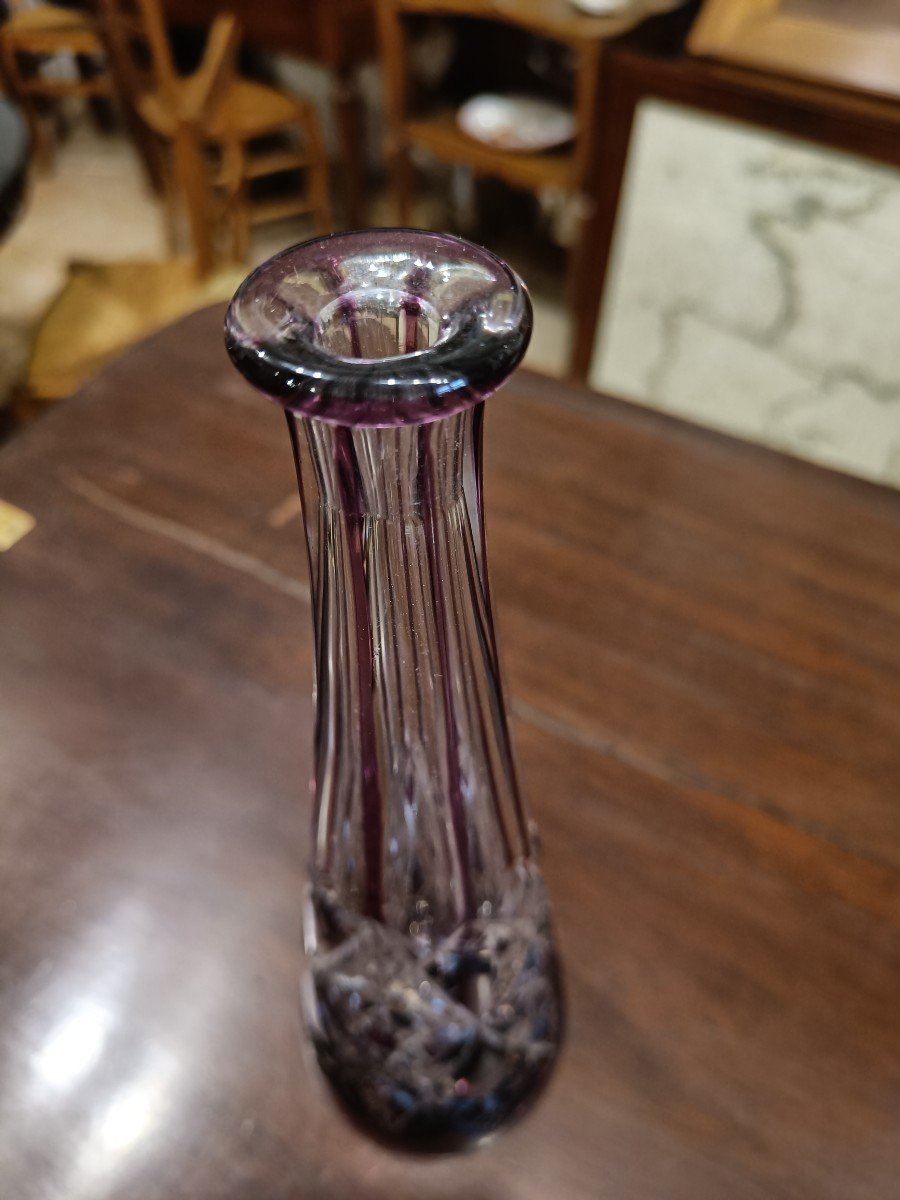 Baccarat Decanter, Lagny Purple Model-photo-4