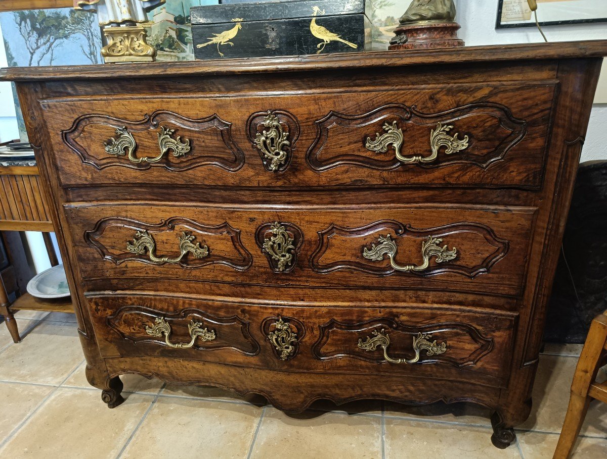 Commode Louis XV, 18ème, Vallée Du Rhône -photo-2
