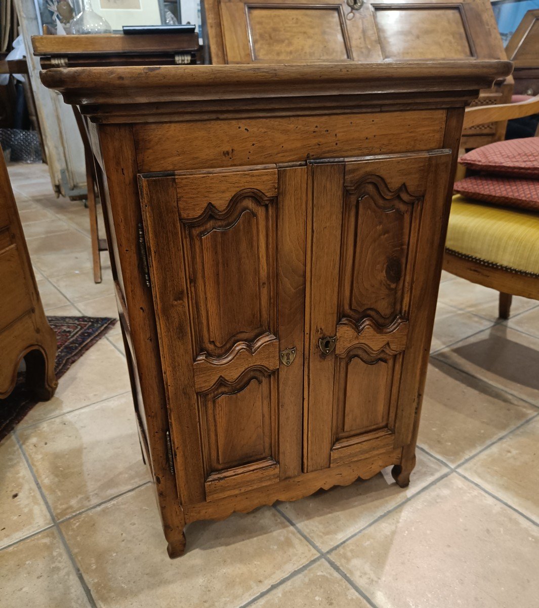 Louis XV Master Cabinet In Walnut-photo-2