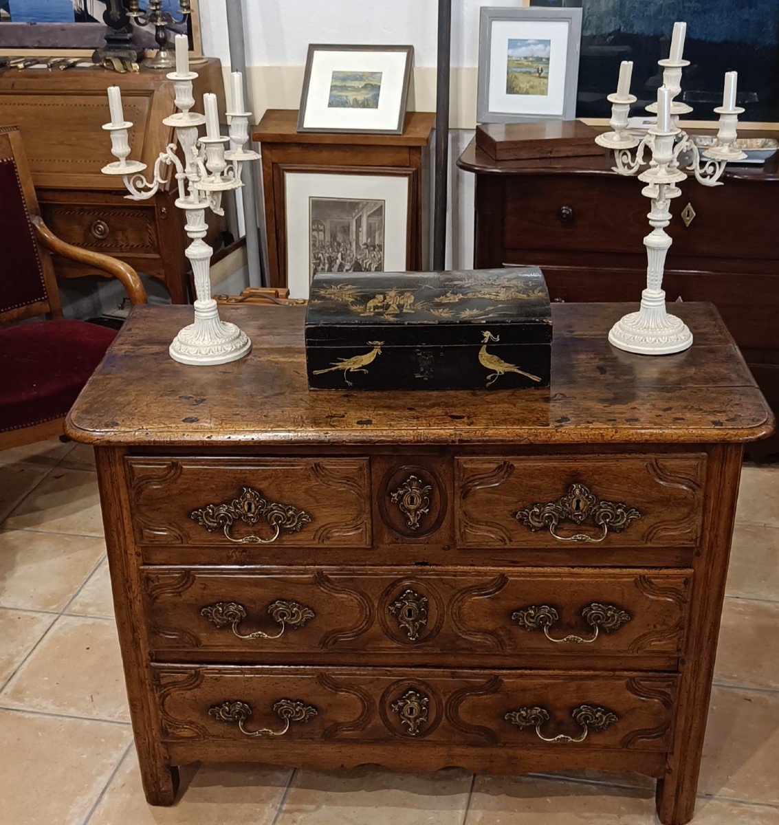 Parisian Regency 18th Century Commode