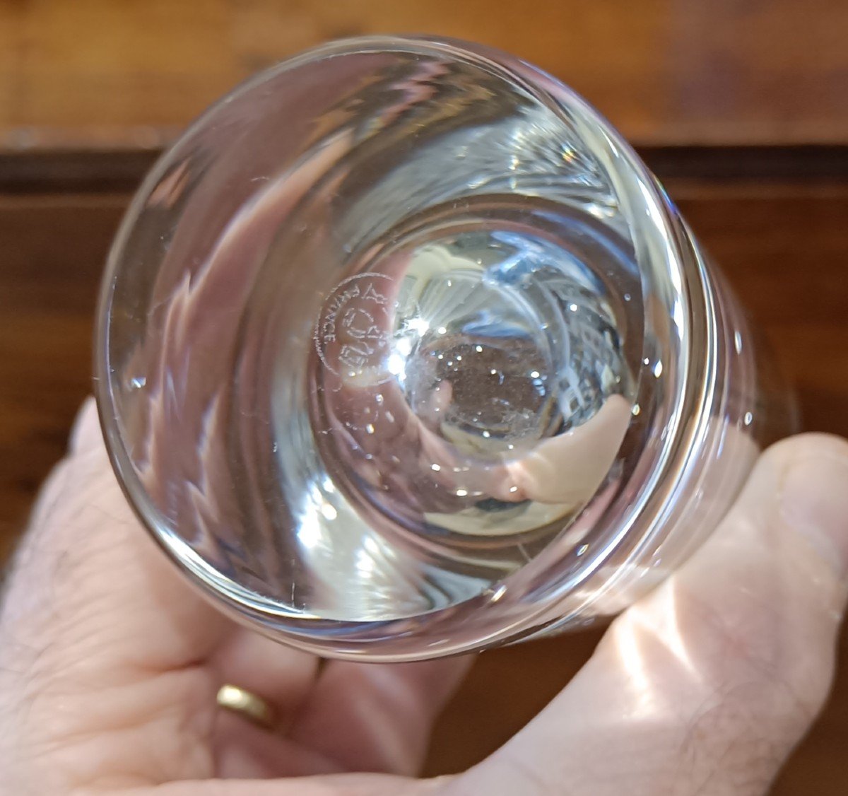 Set Of 16 Baccarat Crystal Glasses, Tir Bar Model-photo-2