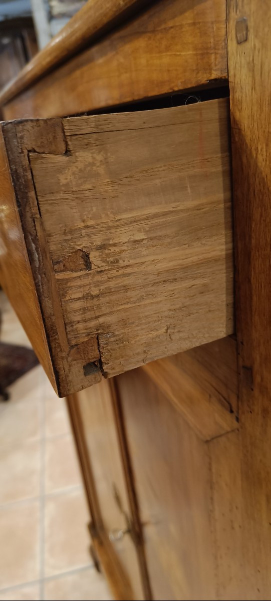 19th Century Restoration Fruitwood Sideboard, Buffet....-photo-6