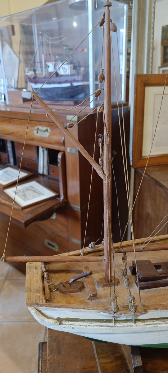 Maquette début 20ème d'un bateau, dundee normand-photo-3