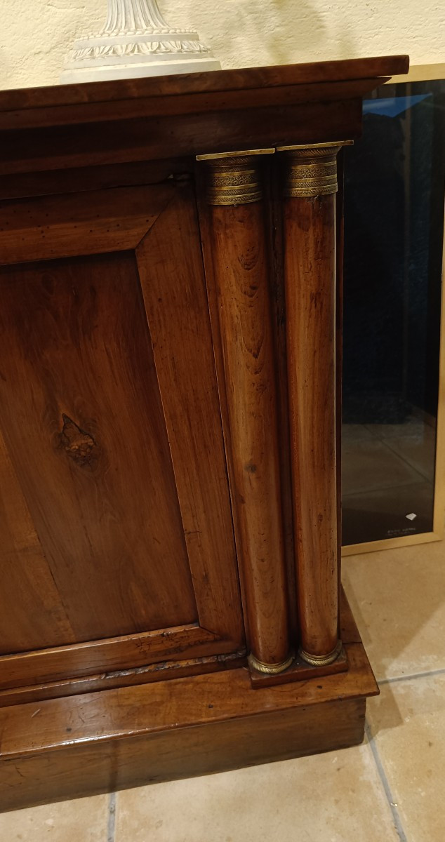 Small Empire-style Cherrywood Cabinet-photo-4