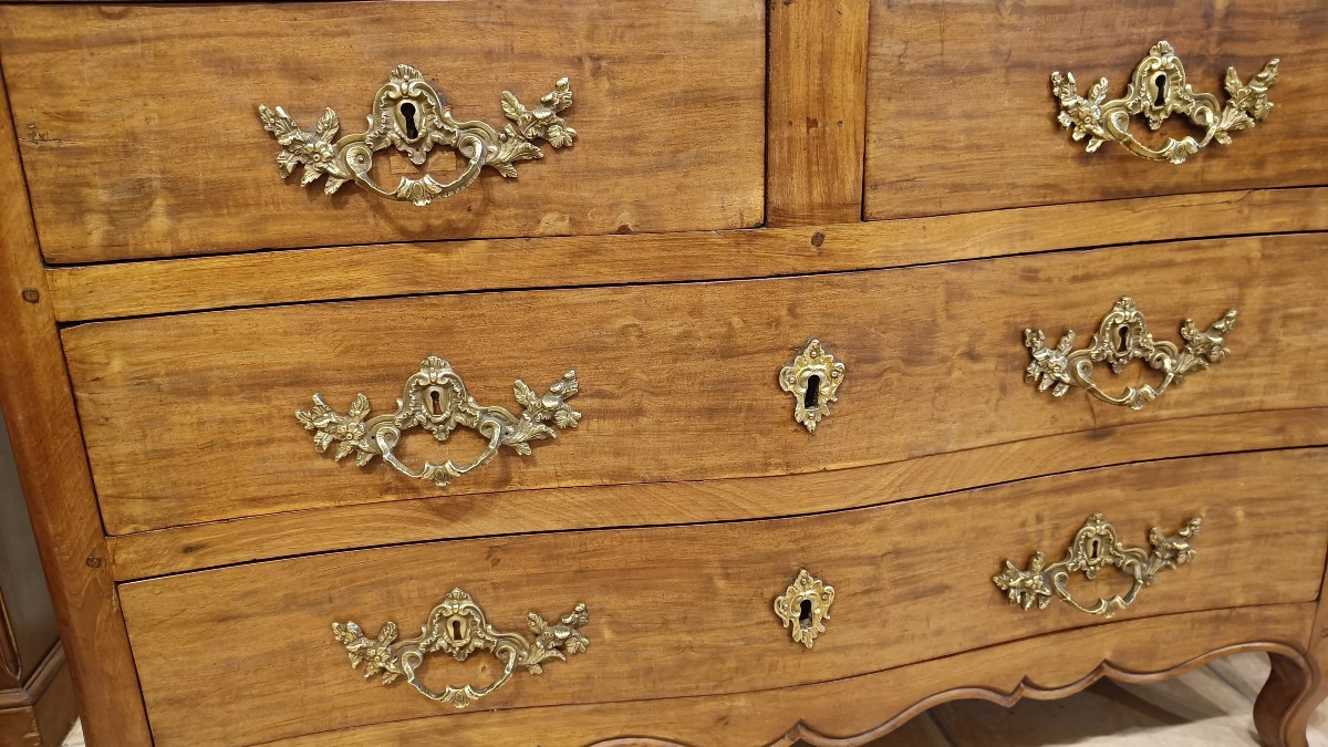 Scriban, meuble de port 18eme Nantais en acajou massif-photo-3