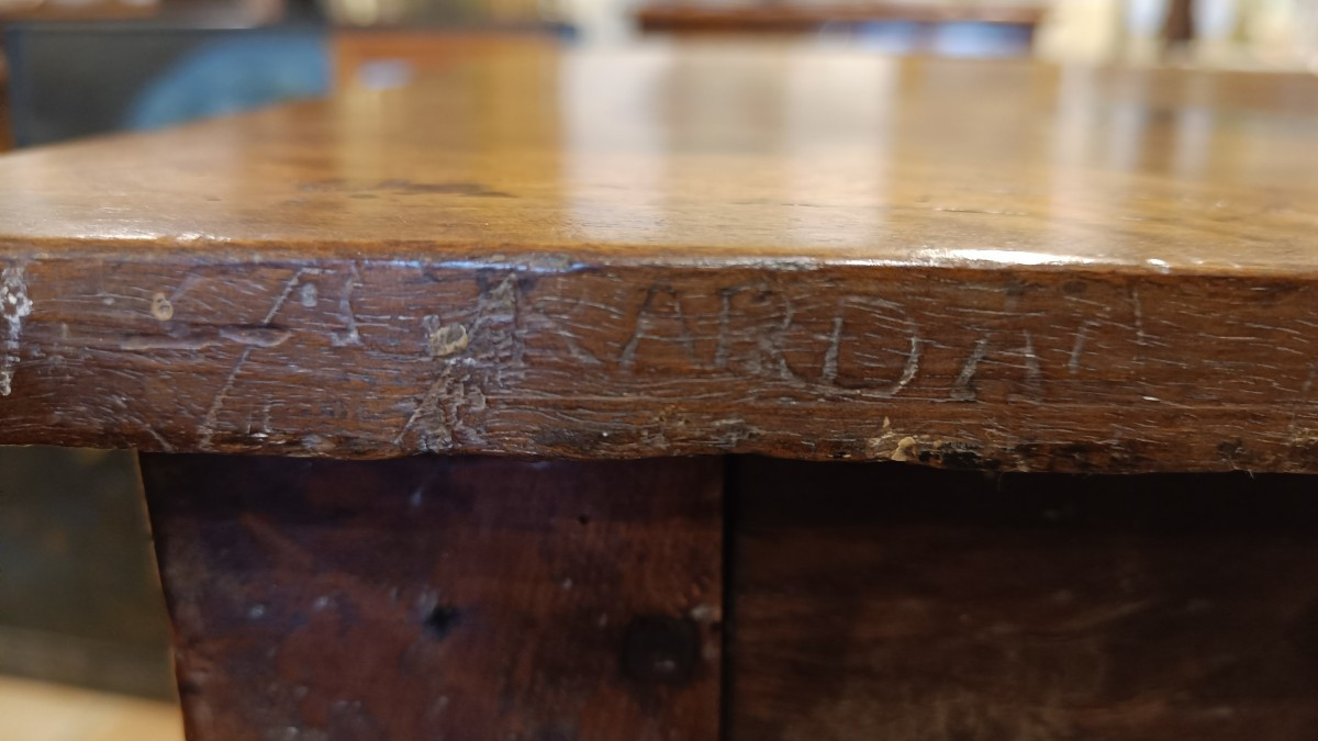 Small Parisian Commode, 18th Century, Stamped Girardau-photo-7