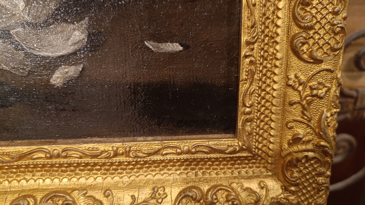 Tableau Nature morte "les oeufs durs"-photo-1