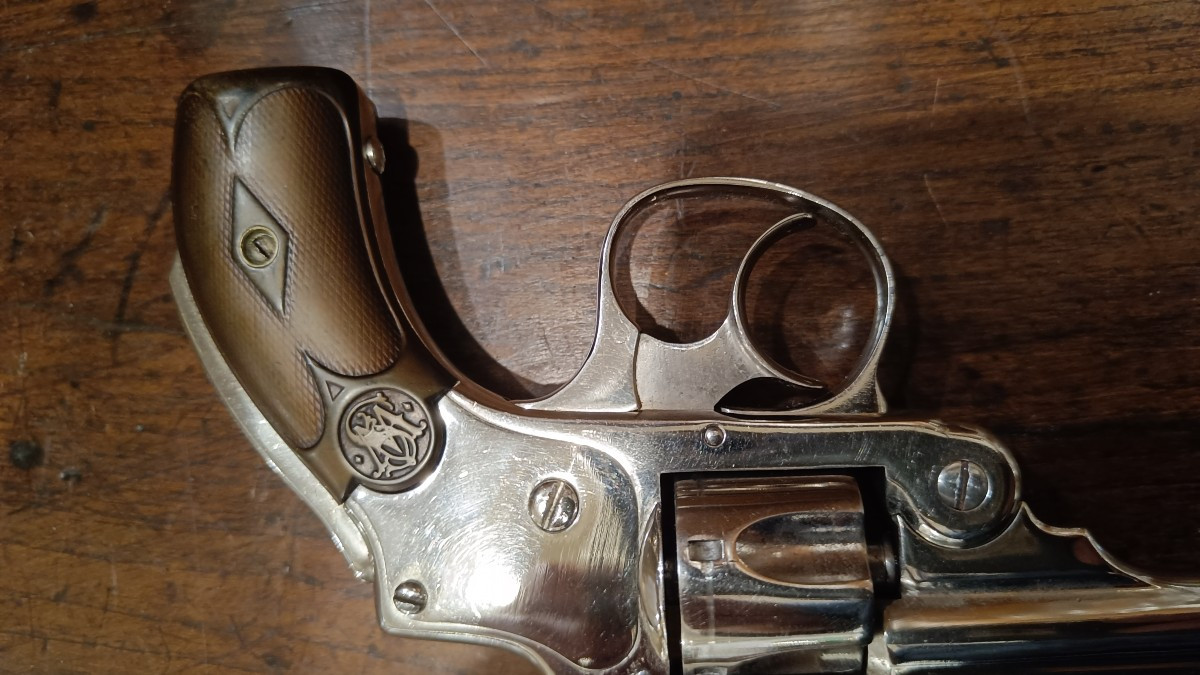 Révolver Smith & Wesson, Safety Hamerless, First Model, calibre 32, vers 1888, n°25418-photo-1