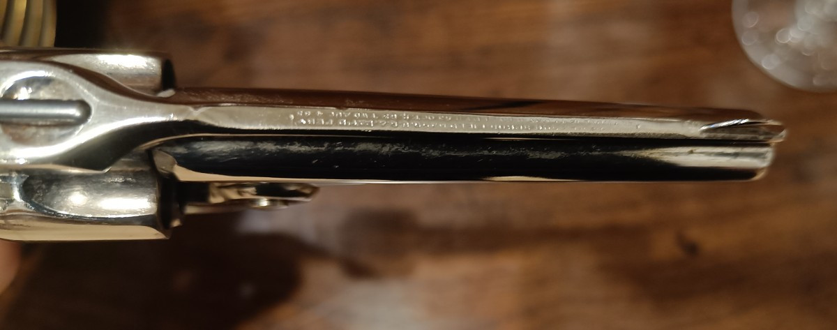 Révolver Smith & Wesson, Safety Hamerless, First Model, calibre 32, vers 1888, n°25418-photo-3