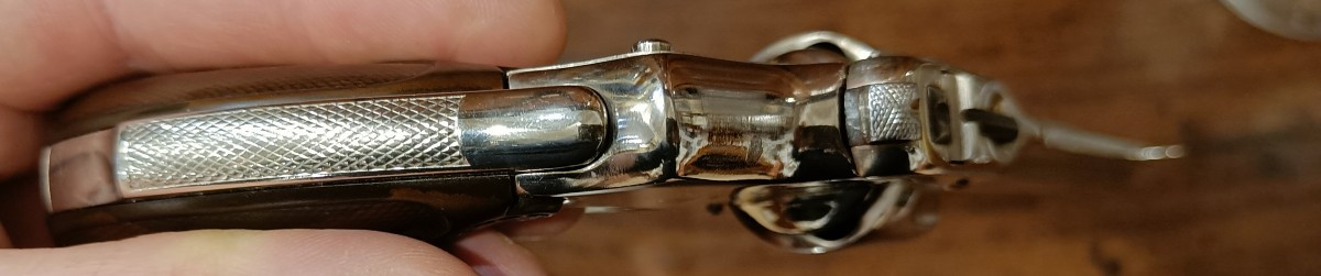 Révolver Smith & Wesson, Safety Hamerless, First Model, calibre 32, vers 1888, n°25418-photo-4