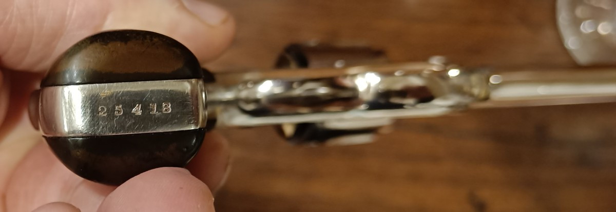 Révolver Smith & Wesson, Safety Hamerless, First Model, calibre 32, vers 1888, n°25418-photo-5
