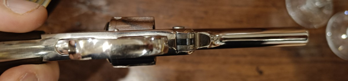 Révolver Smith & Wesson, Safety Hamerless, First Model, calibre 32, vers 1888, n°25418-photo-6