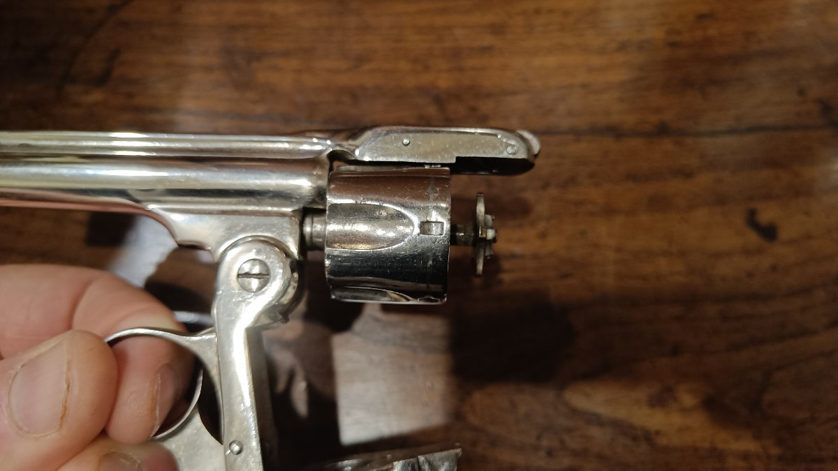 Révolver Smith & Wesson, Safety Hamerless, First Model, calibre 32, vers 1888, n°25418-photo-7