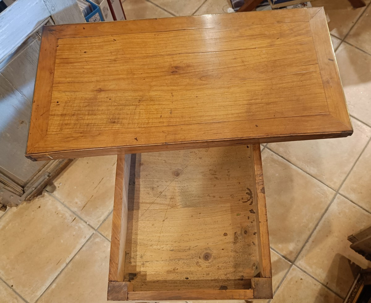 19th Century Louis XV Style Cherry Wood Games Table-photo-4