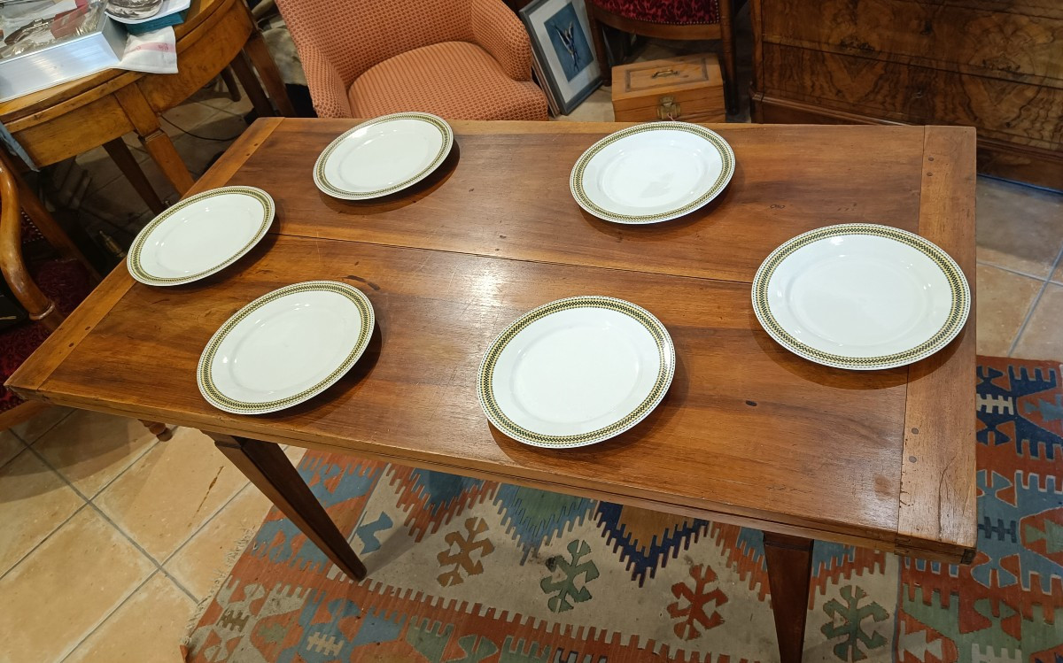 Table Portefeuille Directoire 19ème en noyer-photo-2