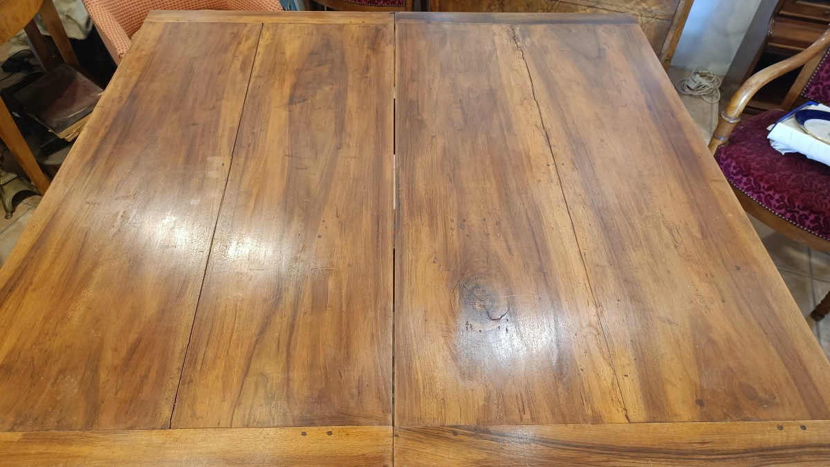Table Portefeuille Directoire 19ème en noyer-photo-2