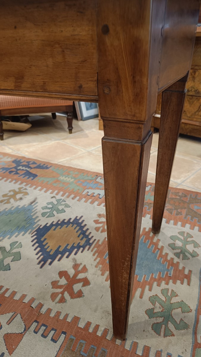 Table Portefeuille Directoire 19ème en noyer-photo-5