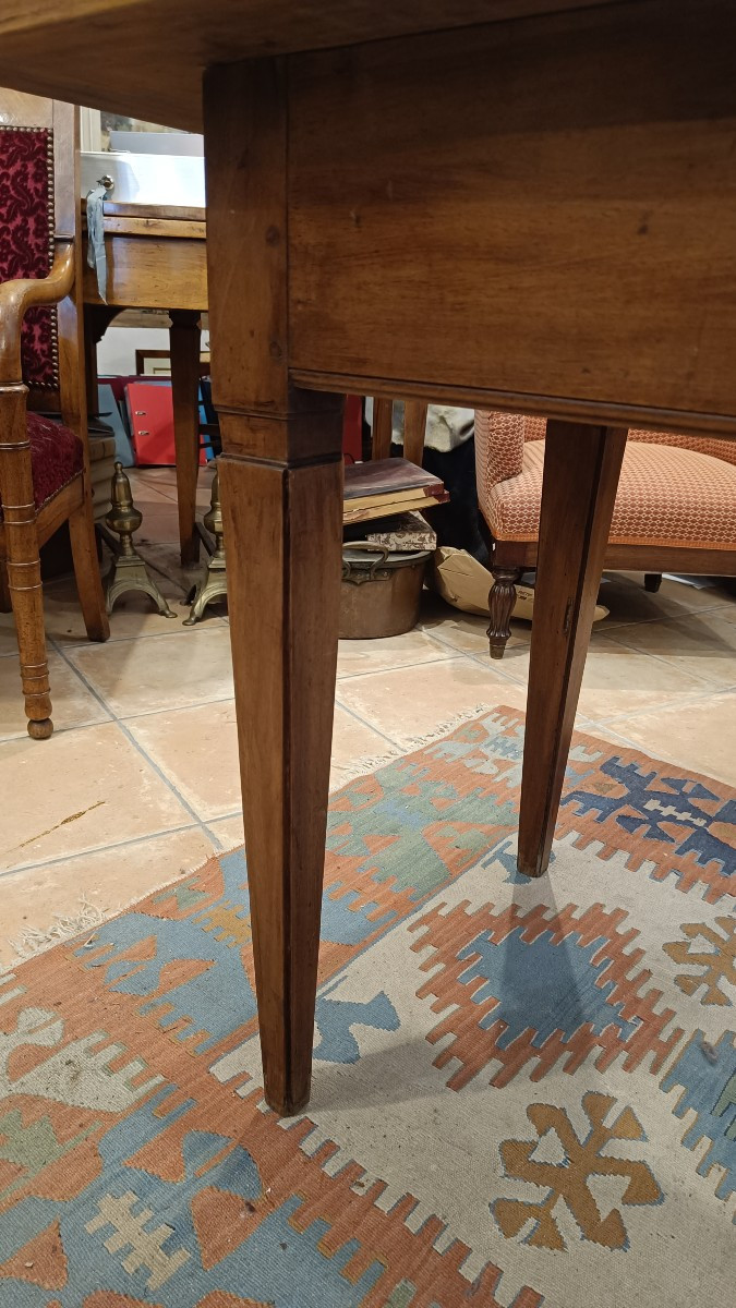 Table Portefeuille Directoire 19ème en noyer-photo-6