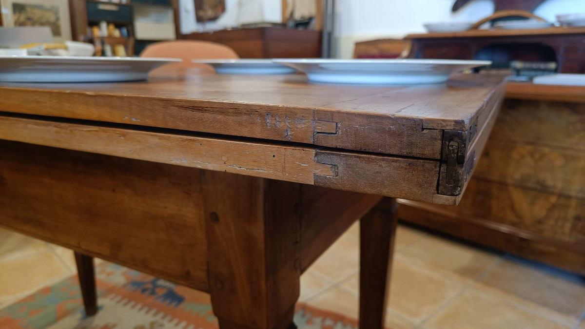 Table Portefeuille Directoire 19ème en noyer-photo-7
