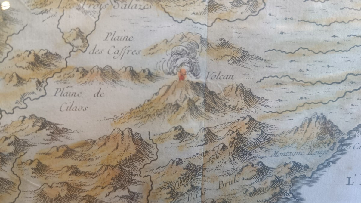 18th Century Framed Map Of Reunion Island (bourbon) By Bellin-photo-3