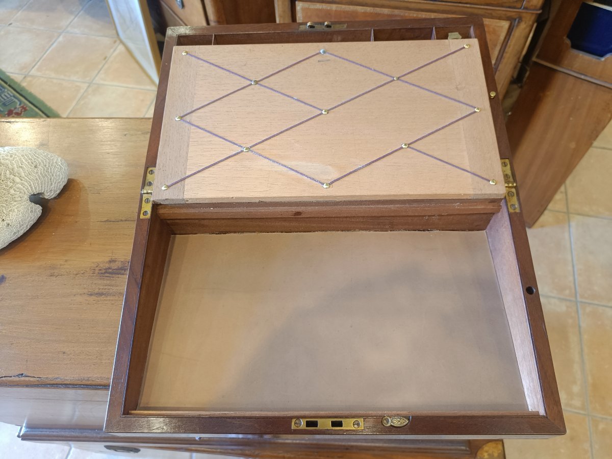 19th-century Mahogany Writing Desk-photo-5